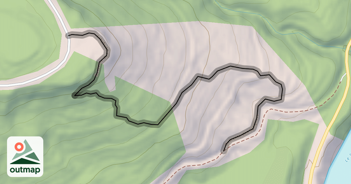 Map of Descente des Sangliers
