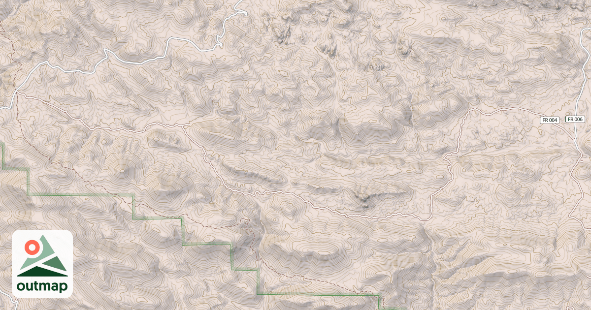 Map of BURNT CANYON