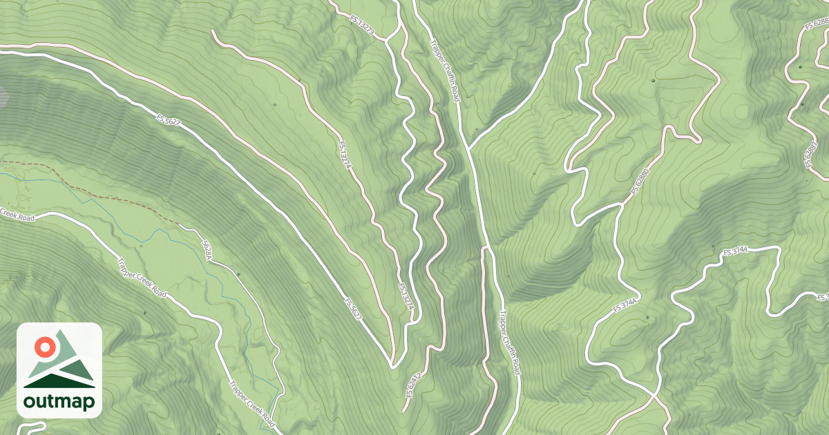 Map of (FDR) LITTLE TRAPPER