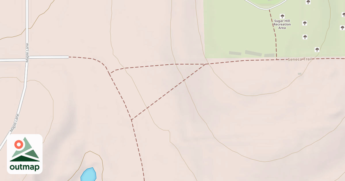 Map of Fire Tower Short Cut