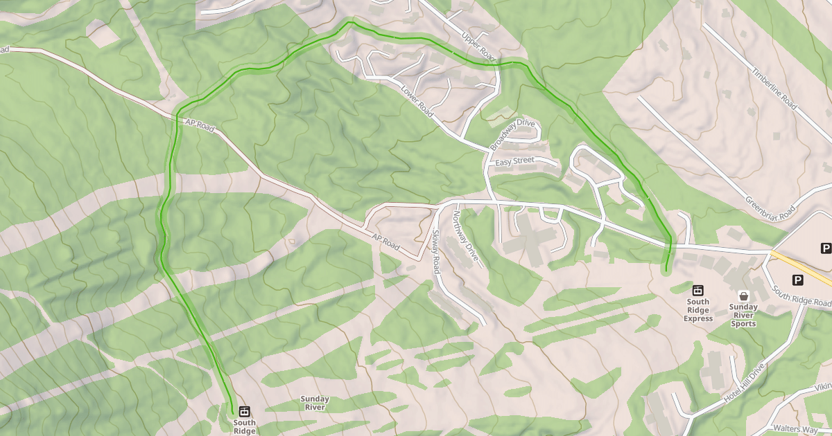 Map preview of Ridge Run