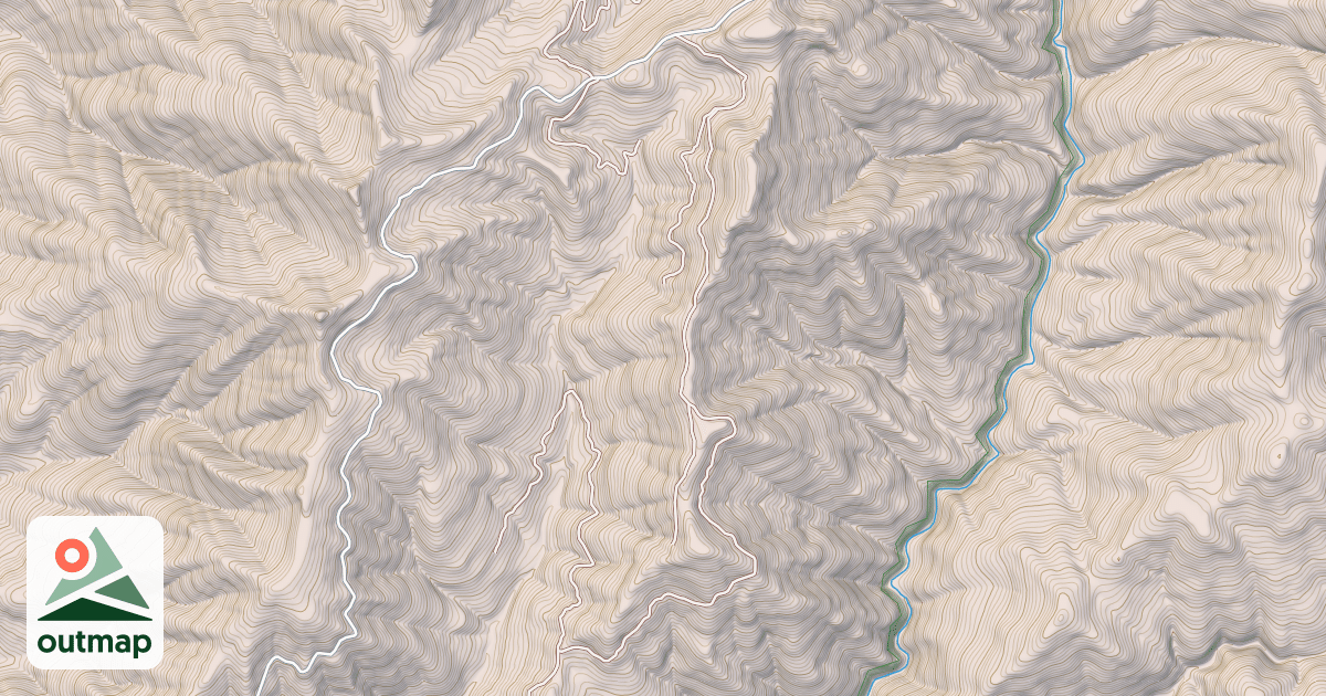 Map of BLUE RIDGE