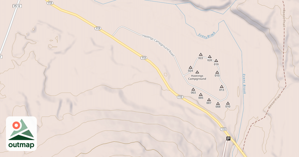 Map of Evans Notch Snomo Corr19/its80