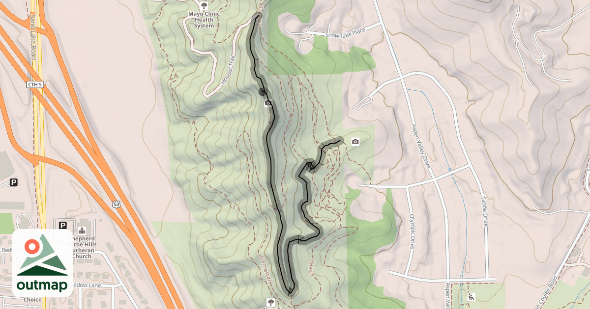 Map of Camel Hump