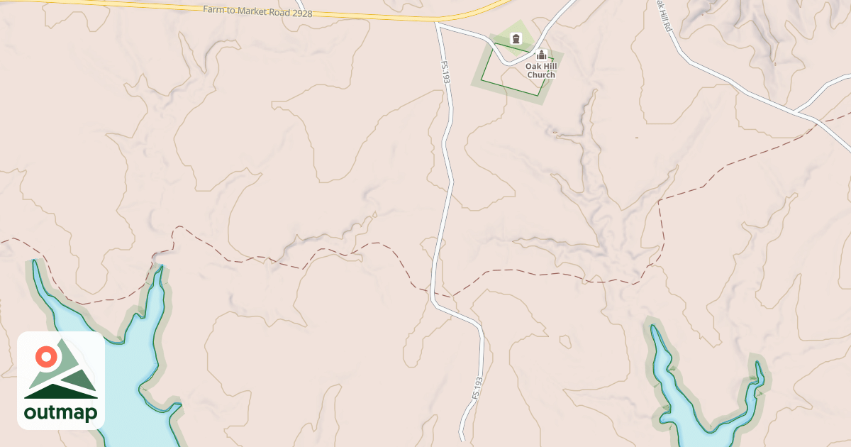 Map of OAK HILL CHURCH