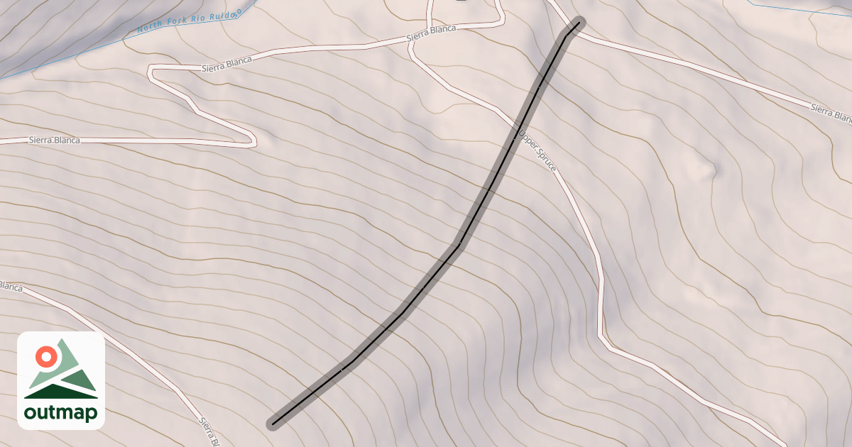 Map of Roy's Run