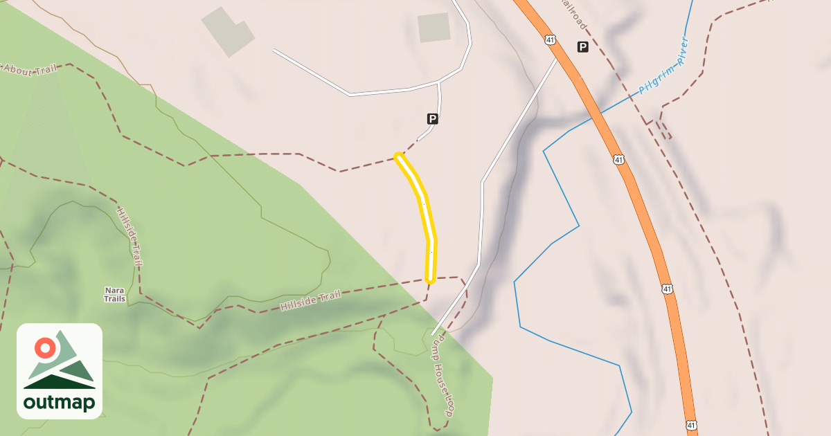 Map of Hillside Trail