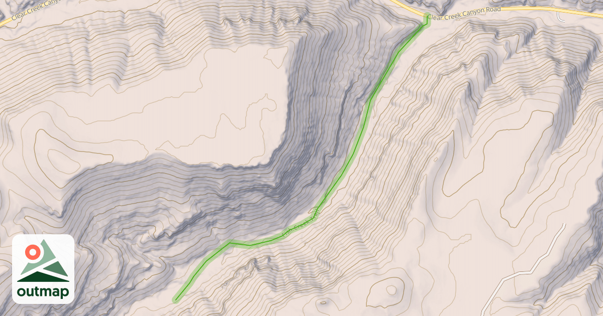Map of Fish Creek Trail