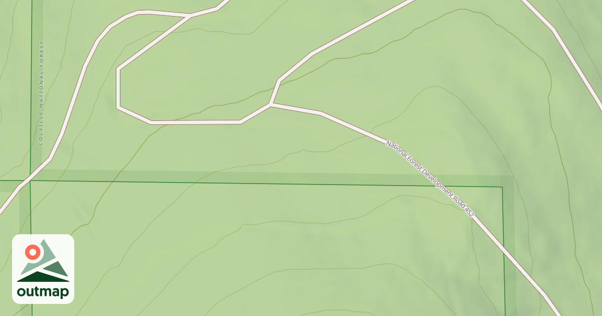 Map of HANK BUTTE