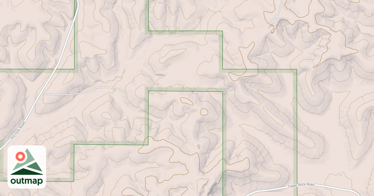 Map of TOWER ROCK WILDLIFE