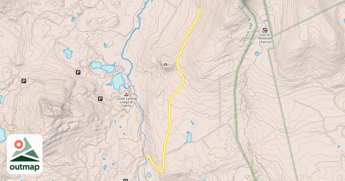 Map of East Side Road