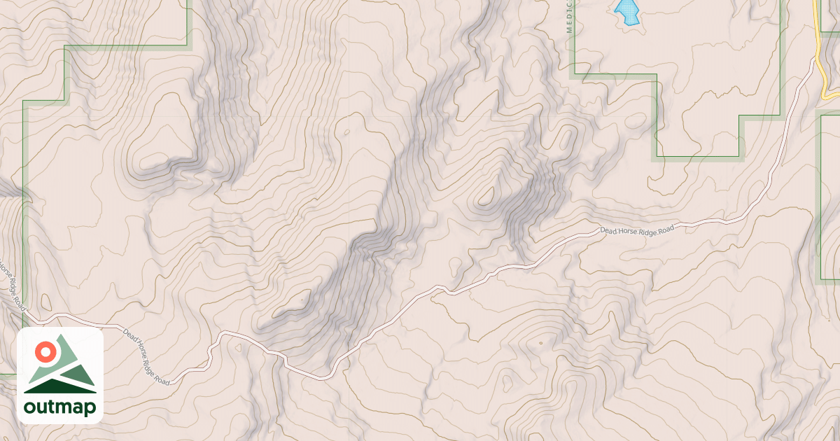 Map of DEAD HORSE RIDGE