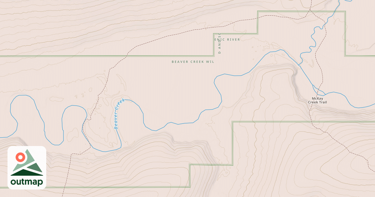 Map of Trail Creek Trail