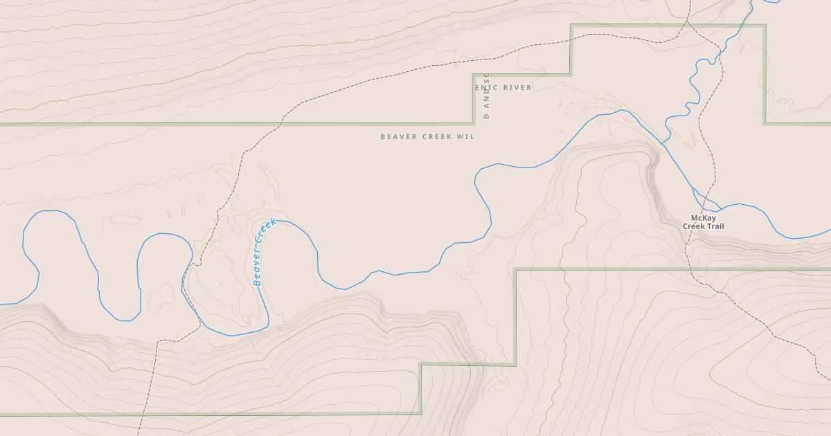 Map preview of Trail Creek Trail