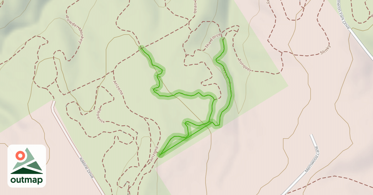 Map of Weber Run