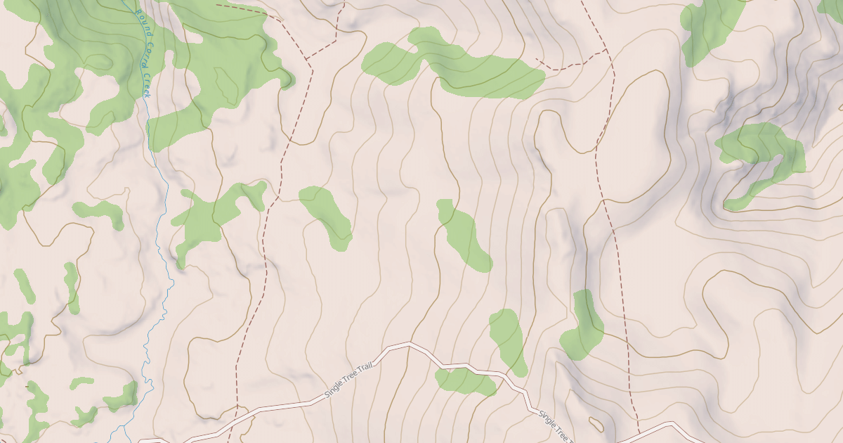 Map preview of ROUND CORRAL ROAD SPUR A