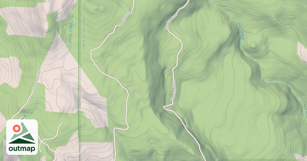 Map of BURNT MTN THIN T.S.