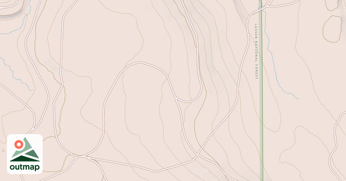 Map of ANTELOPE MTN