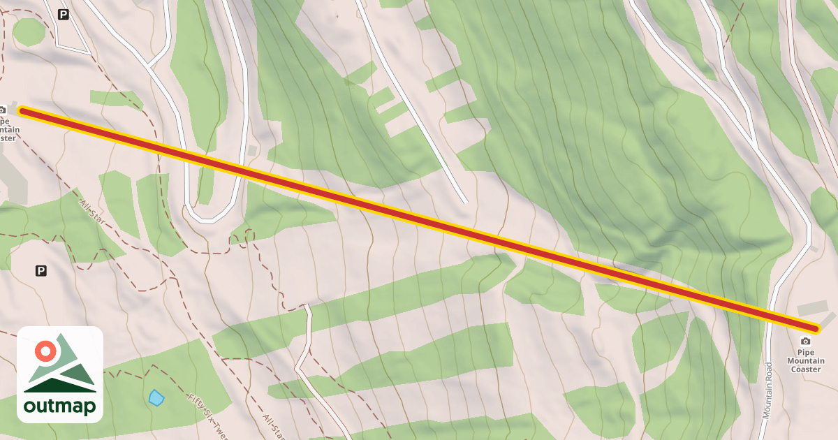 Map of Revelation Gondola - Lower