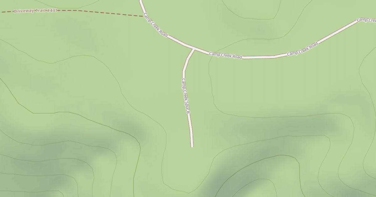 Map preview of CAMP CREEK SPUR B