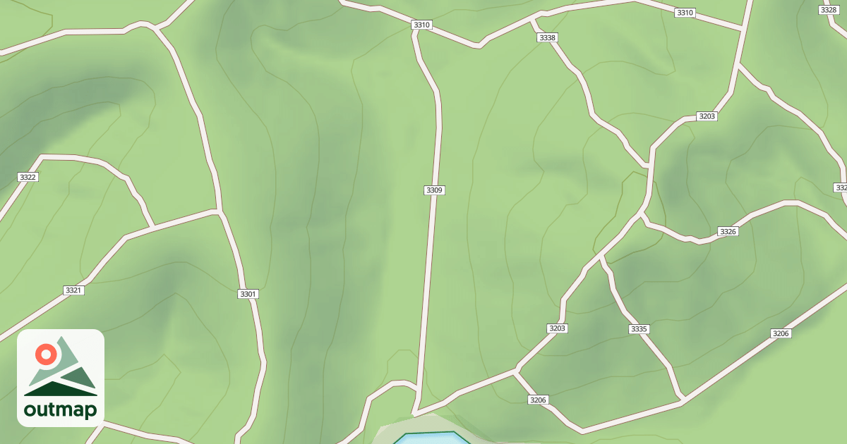 Map of USFS Motor Vehicle Use Map Trails 19870