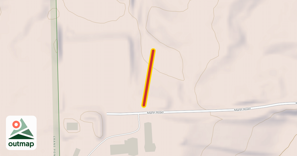 Map of Rope Tow