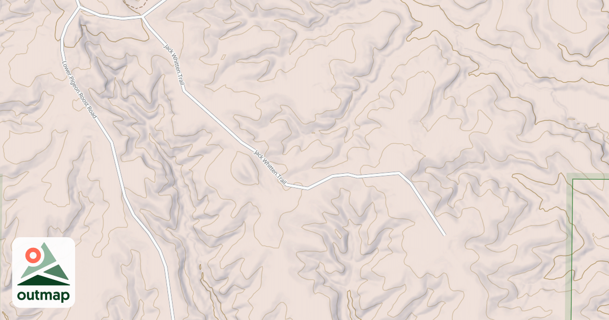 Map of SET ASIDE ROAD