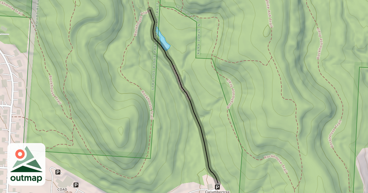 Map of Cucumbertree Trail
