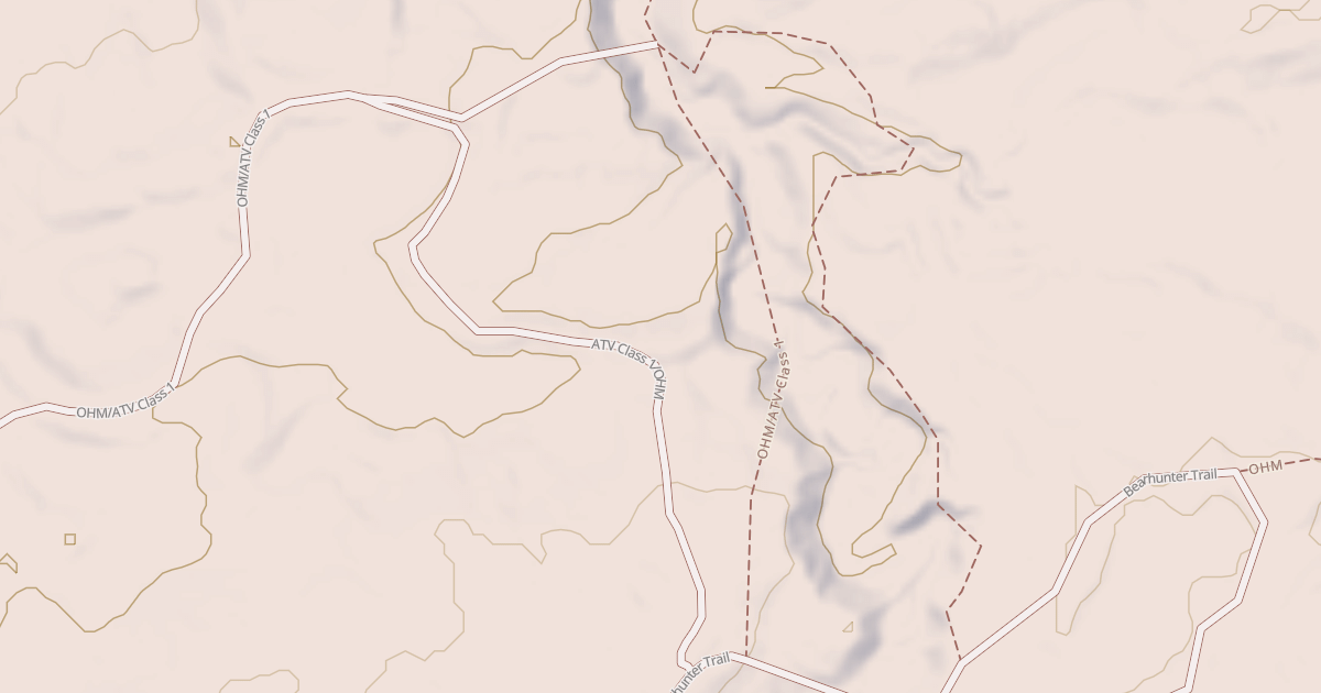 Map preview of Straight Arrows Trail