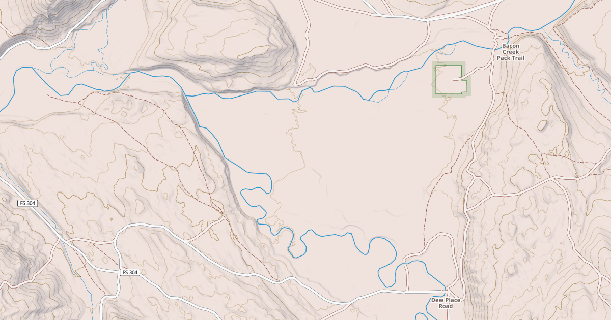 Map preview of DEW PLACE