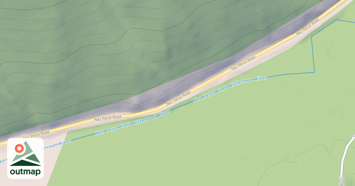 Map of (FDR) NEZ PERCE TRAIL