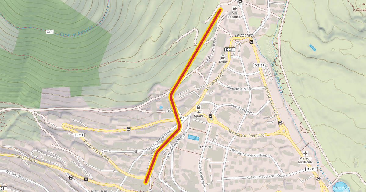 Map preview of Télécentre