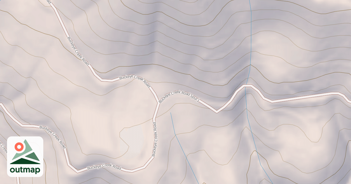 Map of BUCKEYE CREEK