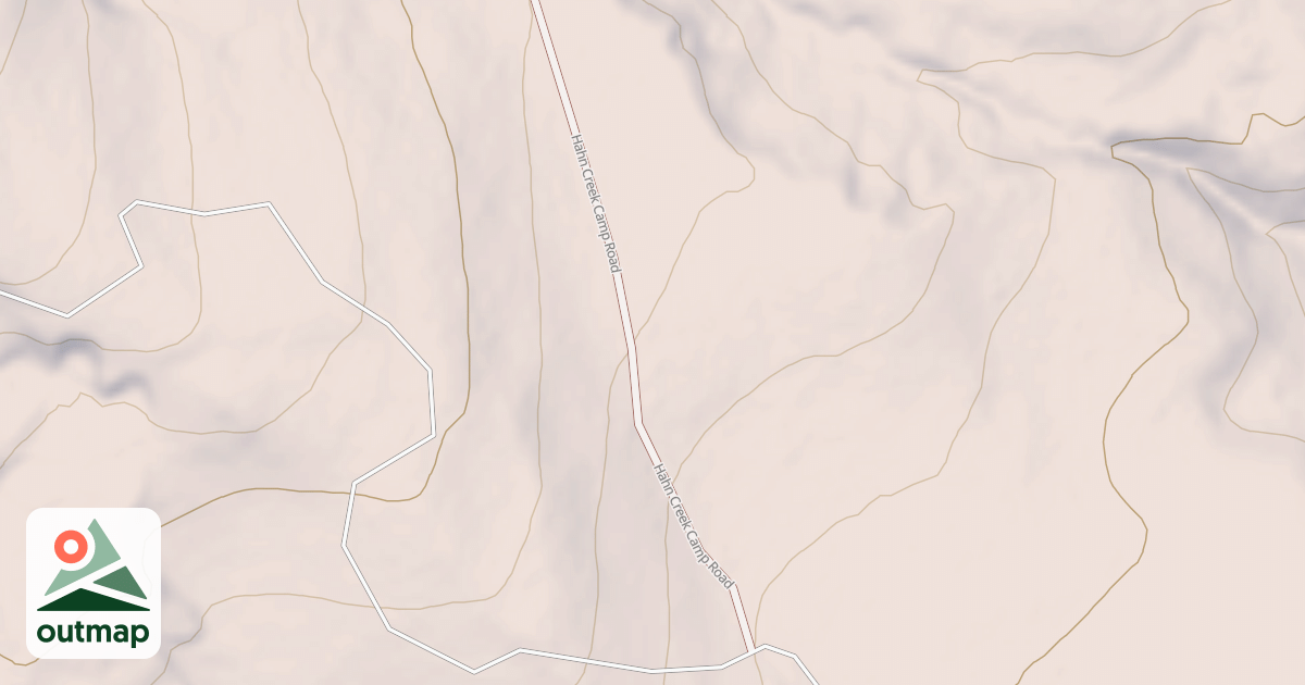 Map of HAHN CREEK CAMP