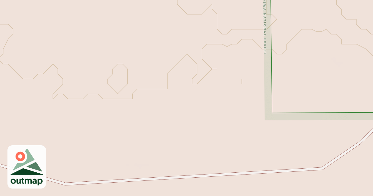 Map of BROOKS SPUR AA