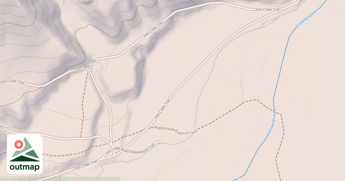 Map of Fish Creek