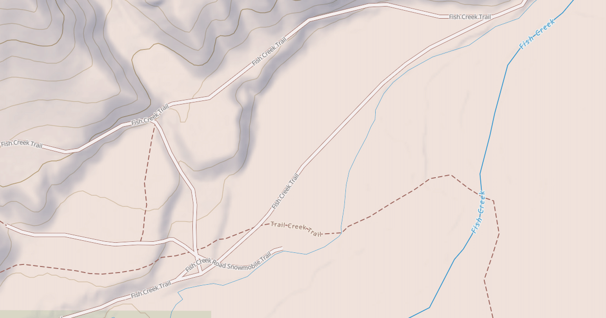Map preview of Fish Creek