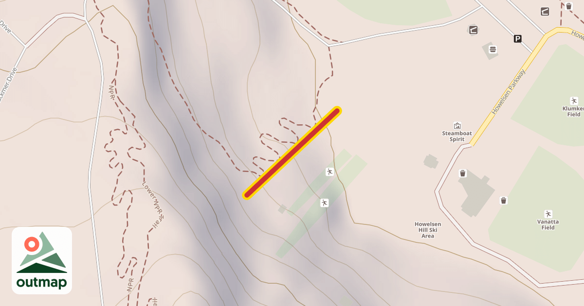 Map of Boardwalk Carpet Lift