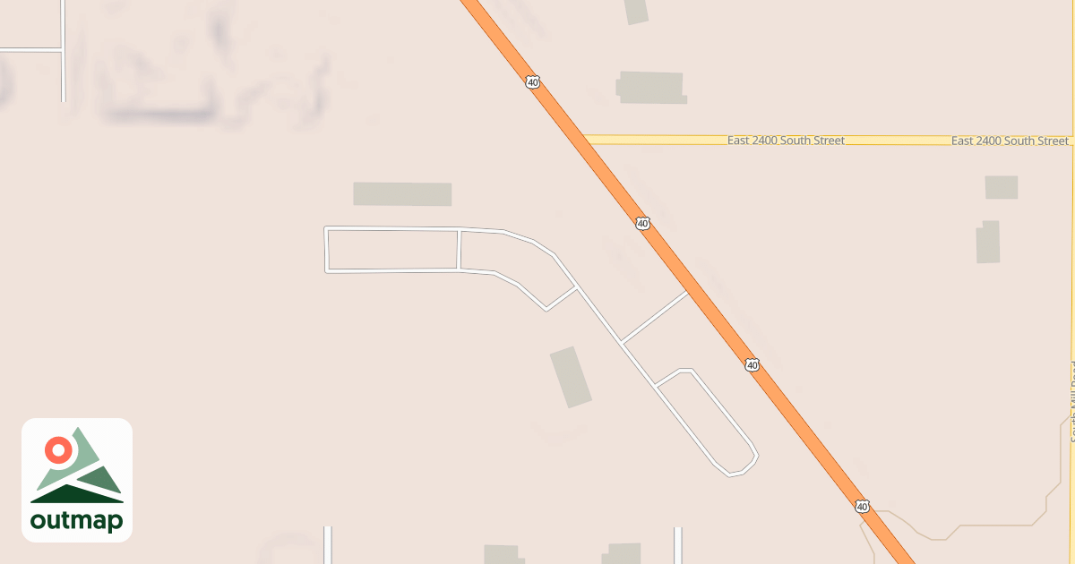 Map of HEBER OFFICE EMPLOYEE PARKING