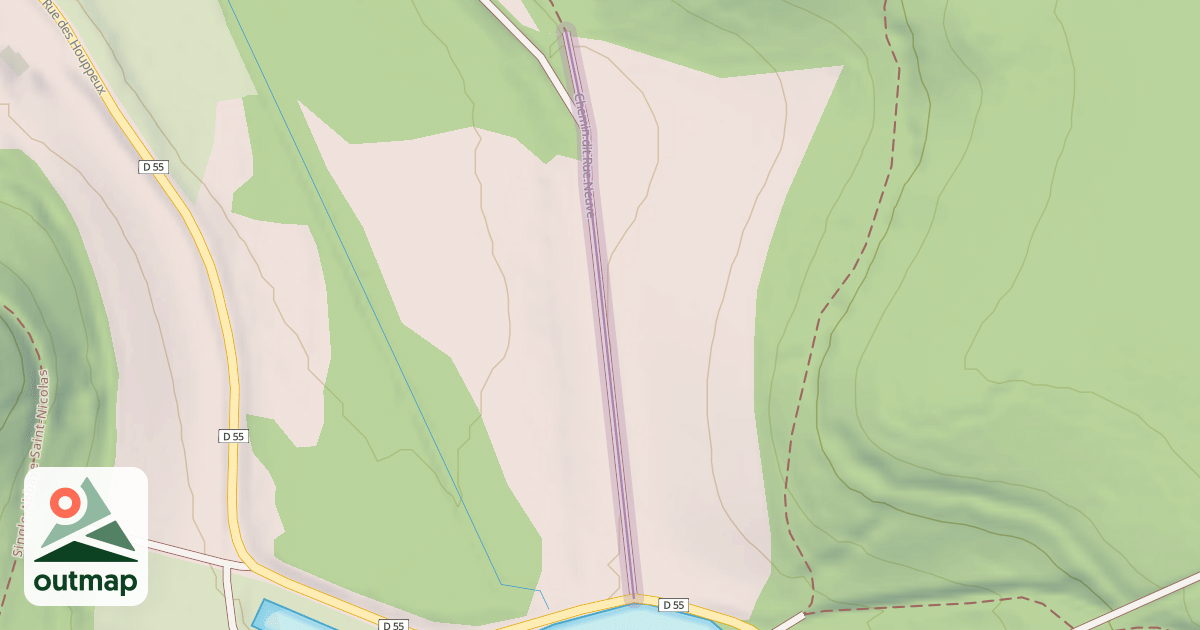 Map of Chemin dit Rue Neuve