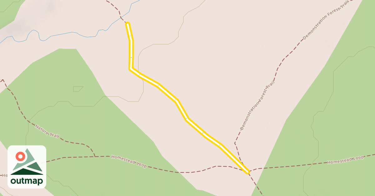 Map of 1 km cut-off
