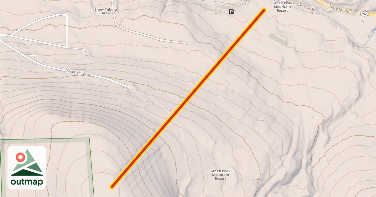 Map of Lift 1
