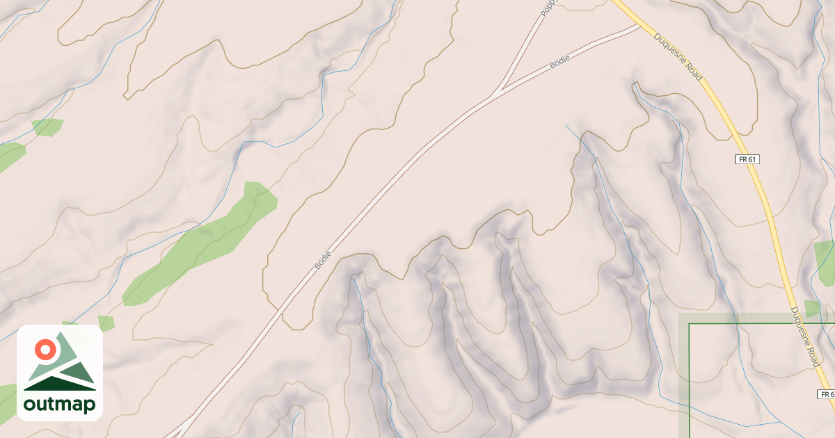 Map of BODIE