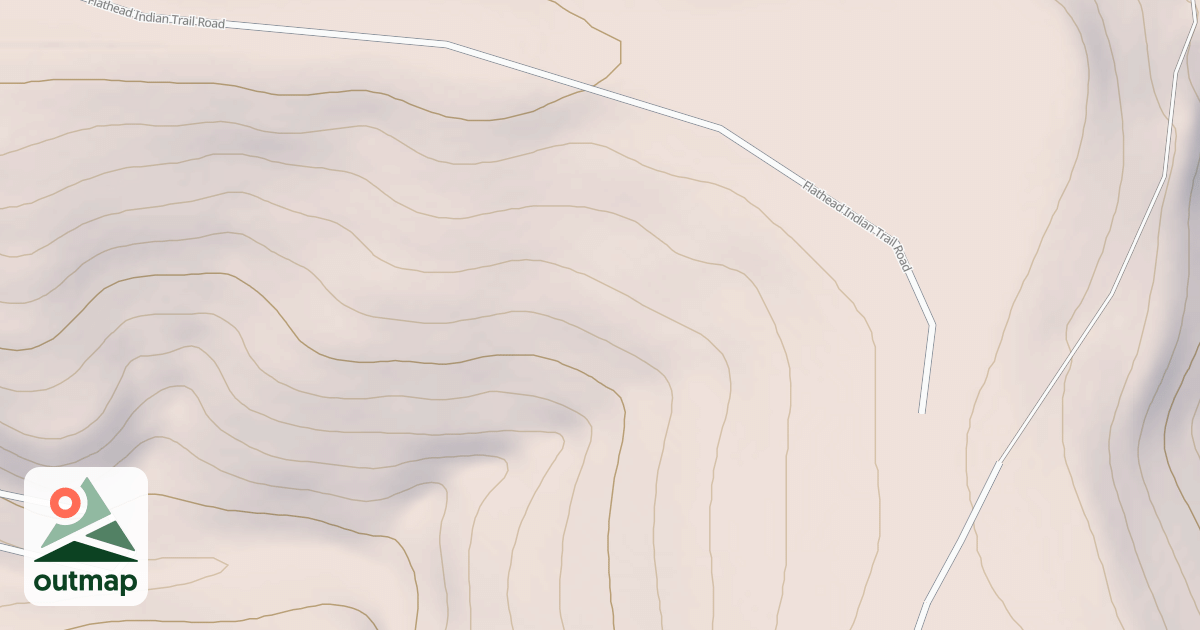 Map of FLATHEAD IND TRAIL