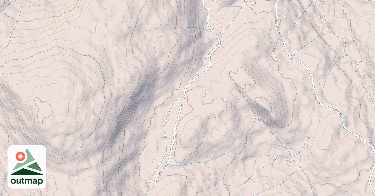 Map of SHELTER COVE