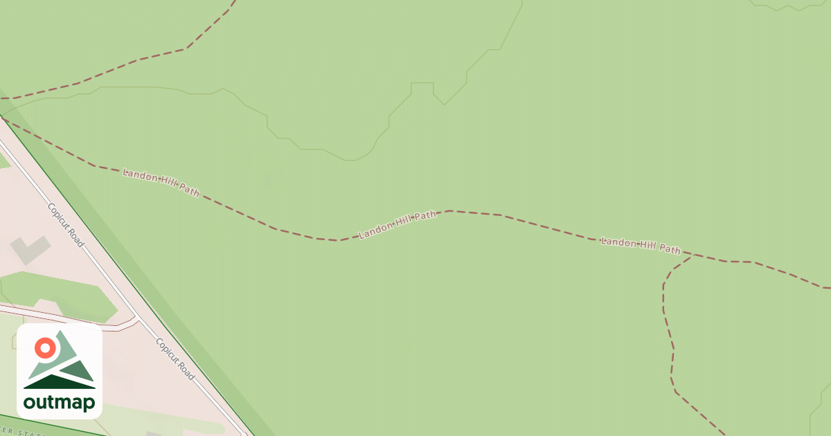 Map of Landon Hill Path
