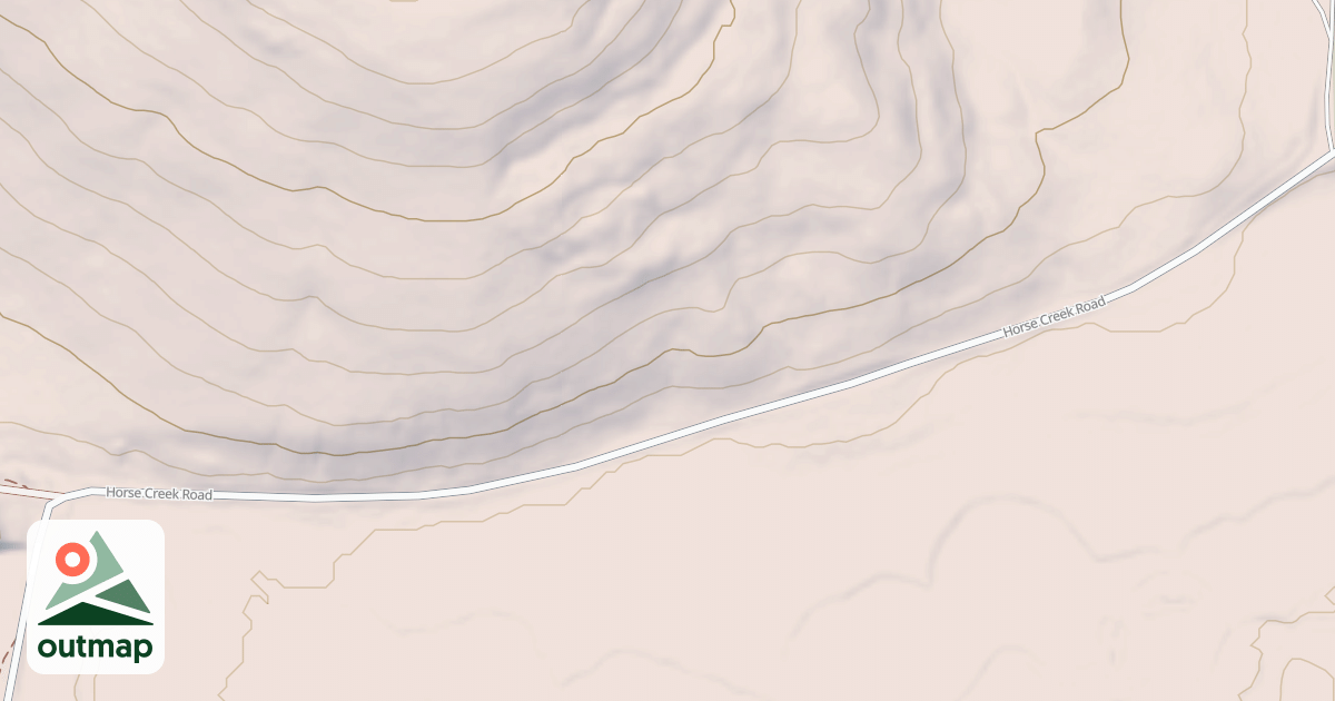 Map of Blind Bull/horse Creek (E)