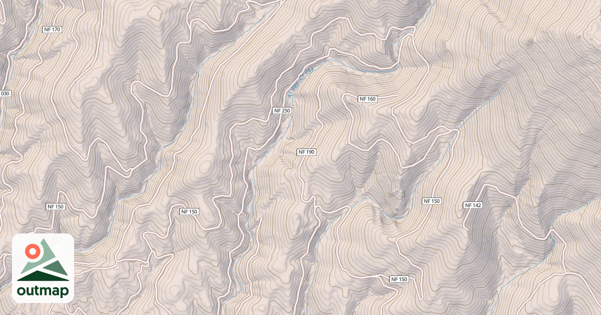 Map of Alder Creek Loop Snowmobile