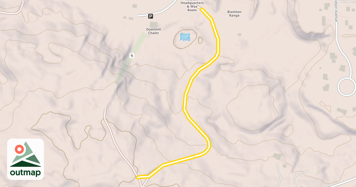 Map of Service Road