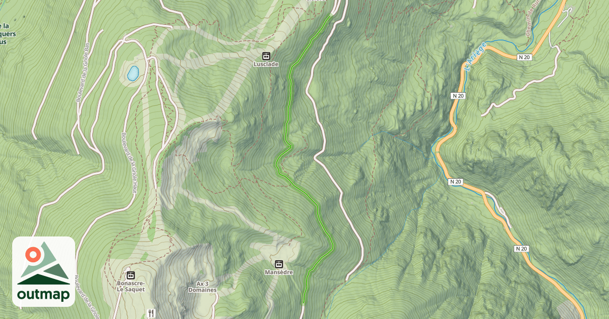 Map of Trois Jasses